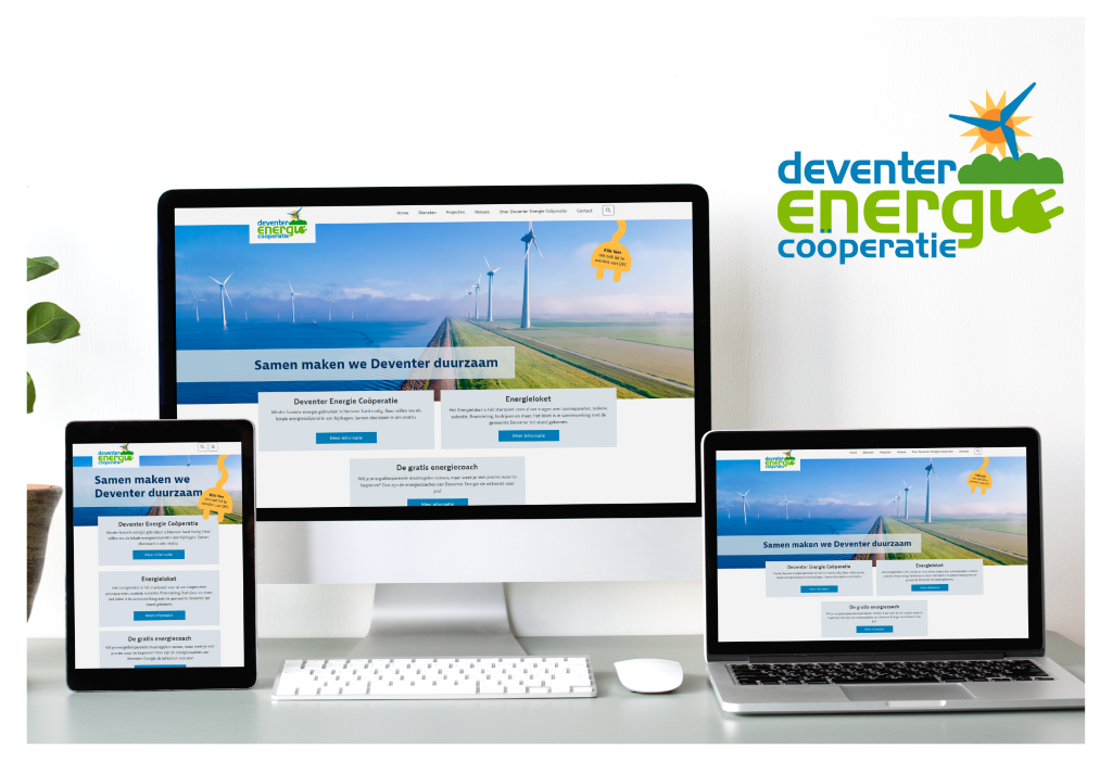 Deventer Energie Coorperatie website