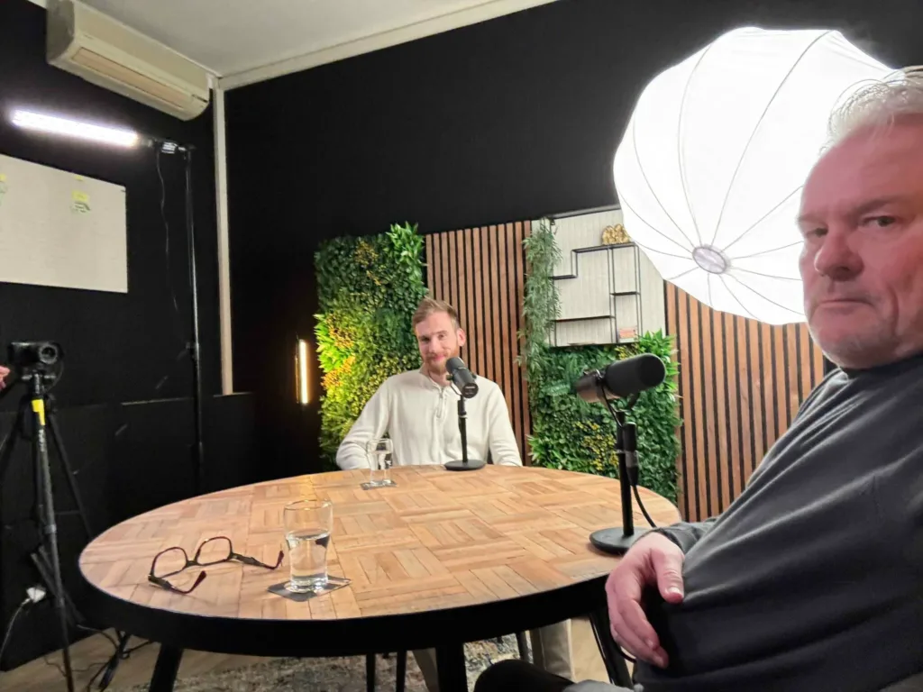 Aldert en Vincent in Studio